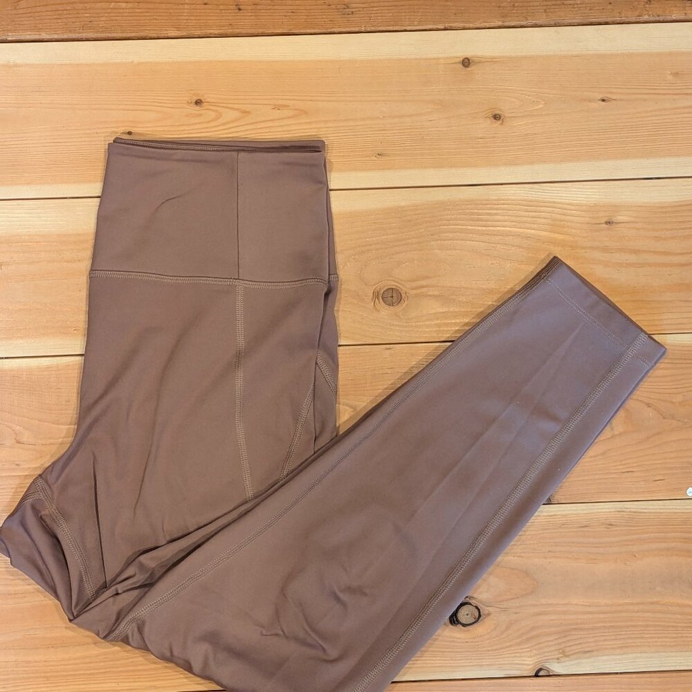 Girlfriend Collective Blush Pink Compressive High-Rise Legging in Medium
